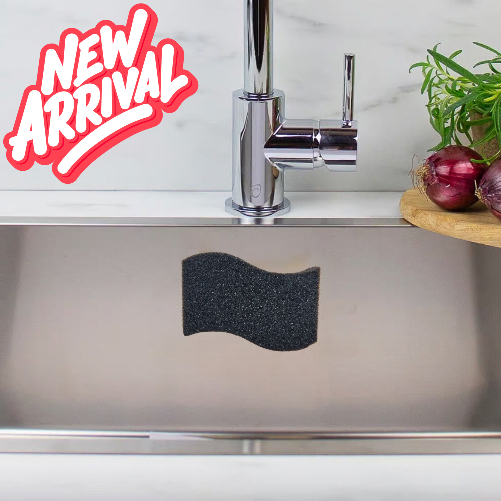 Invisible no rust smart magnetic sponge system caddy